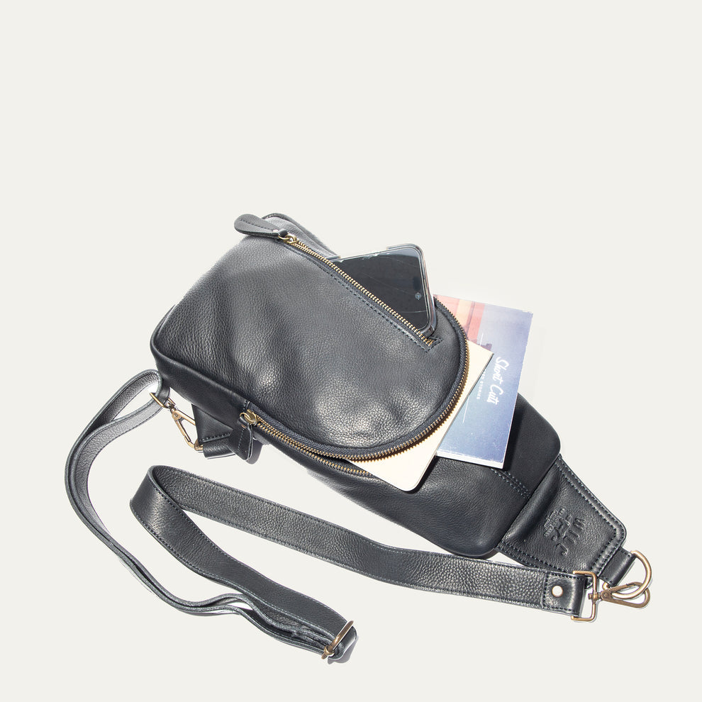 Zip Around Sling | Black