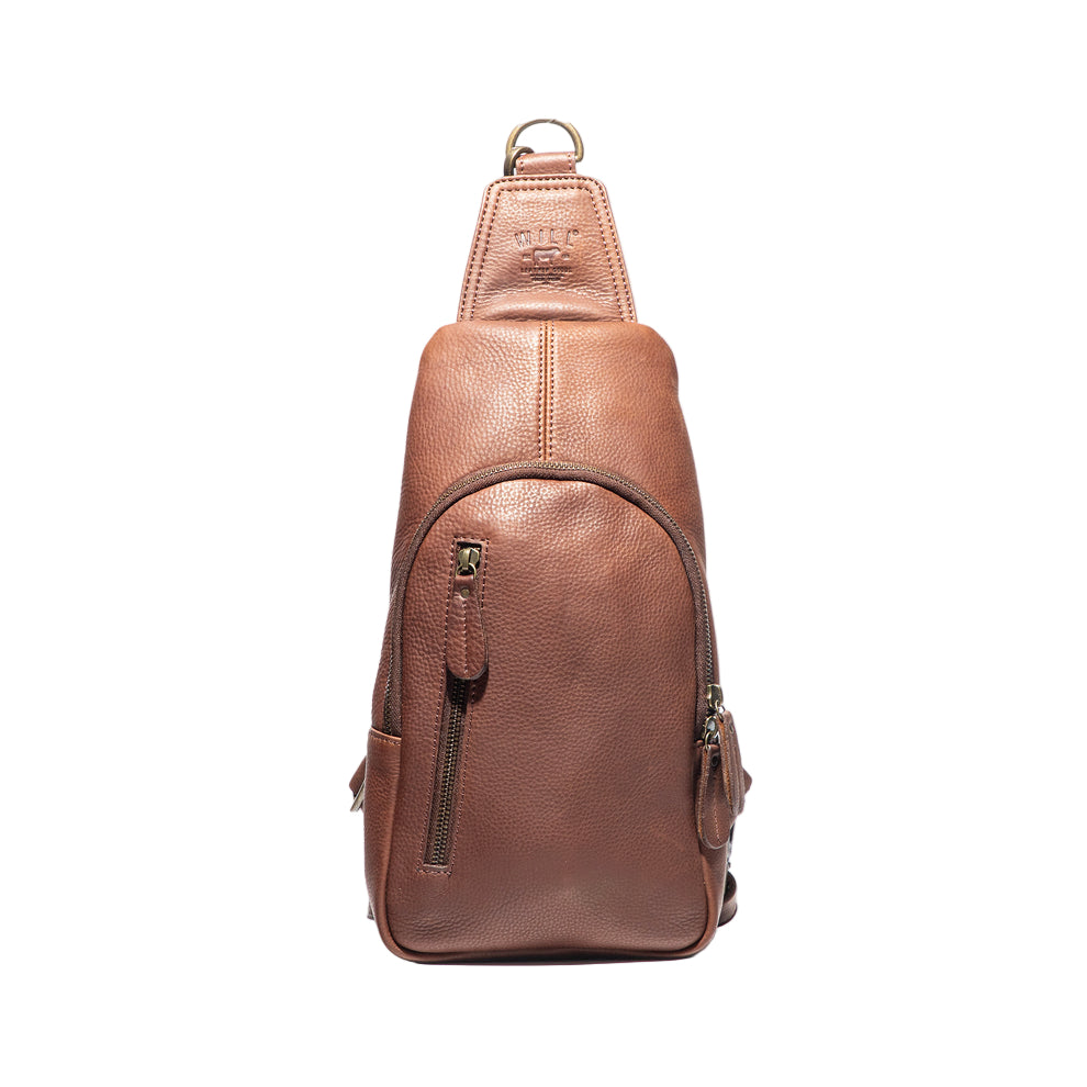 Zip Around Sling | Cognac