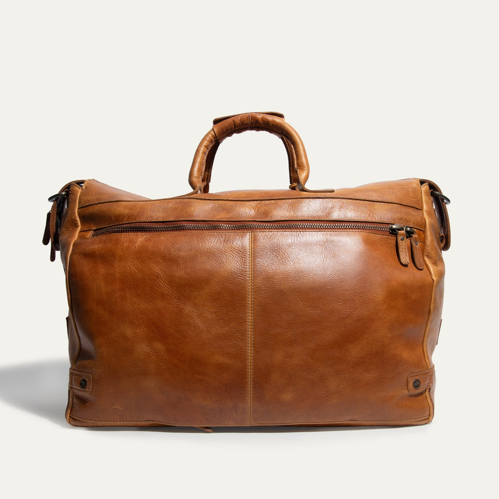 Leather Travel Duffle | Tan