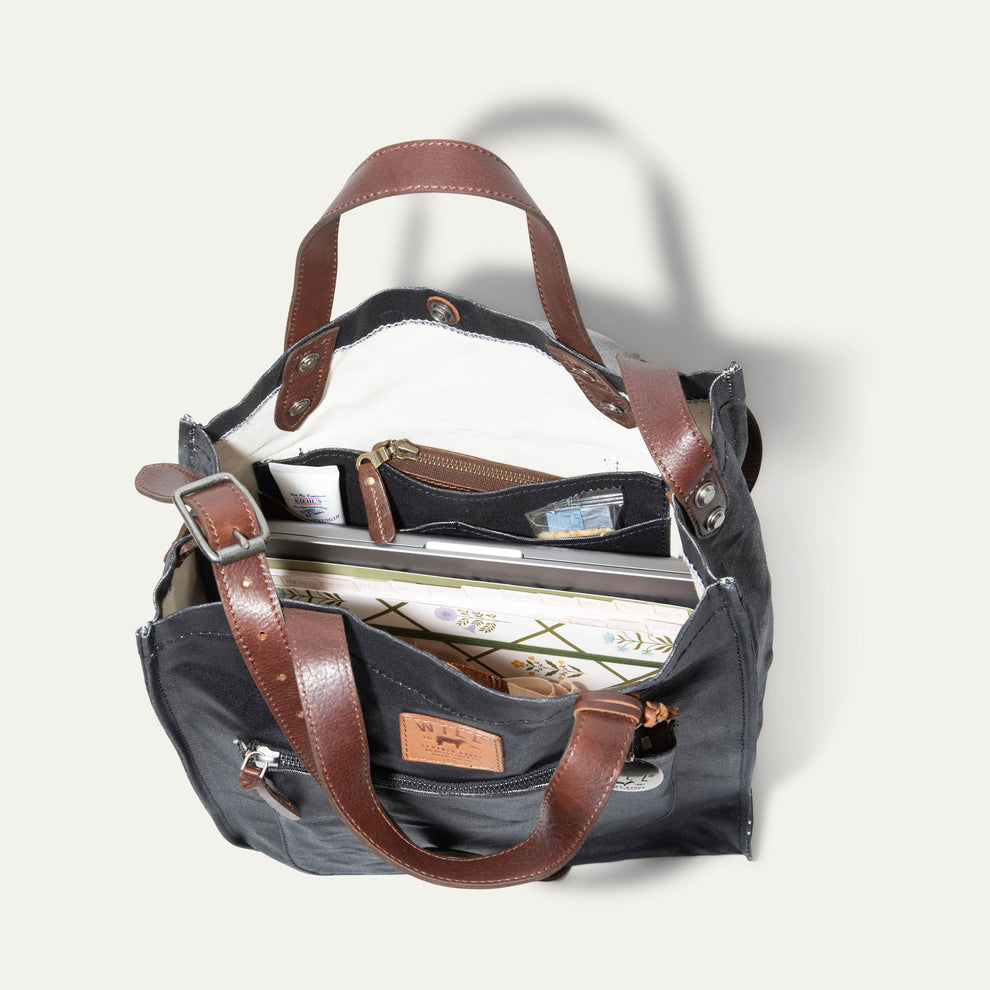 Rainline Canvas Market Tote | Black
