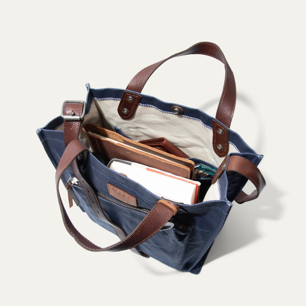Rainline Canvas Market Tote | Navy