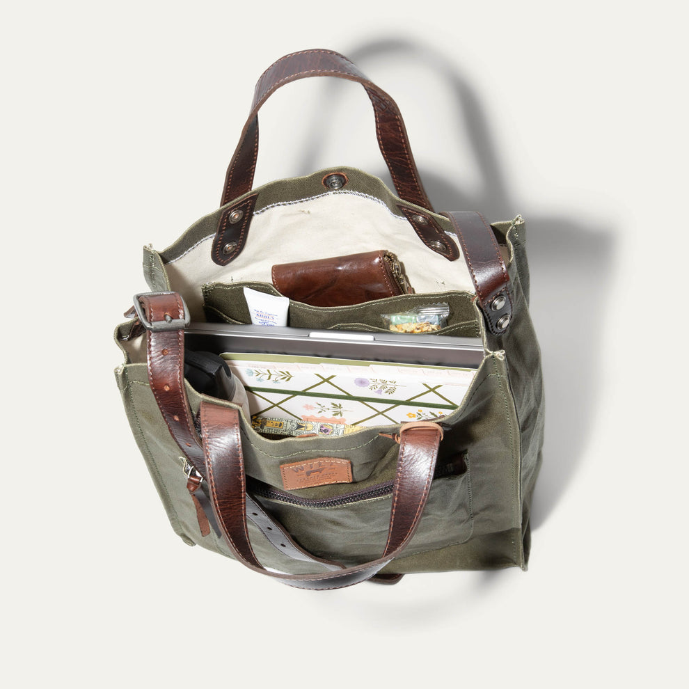 Rainline Canvas Market Tote | Olive