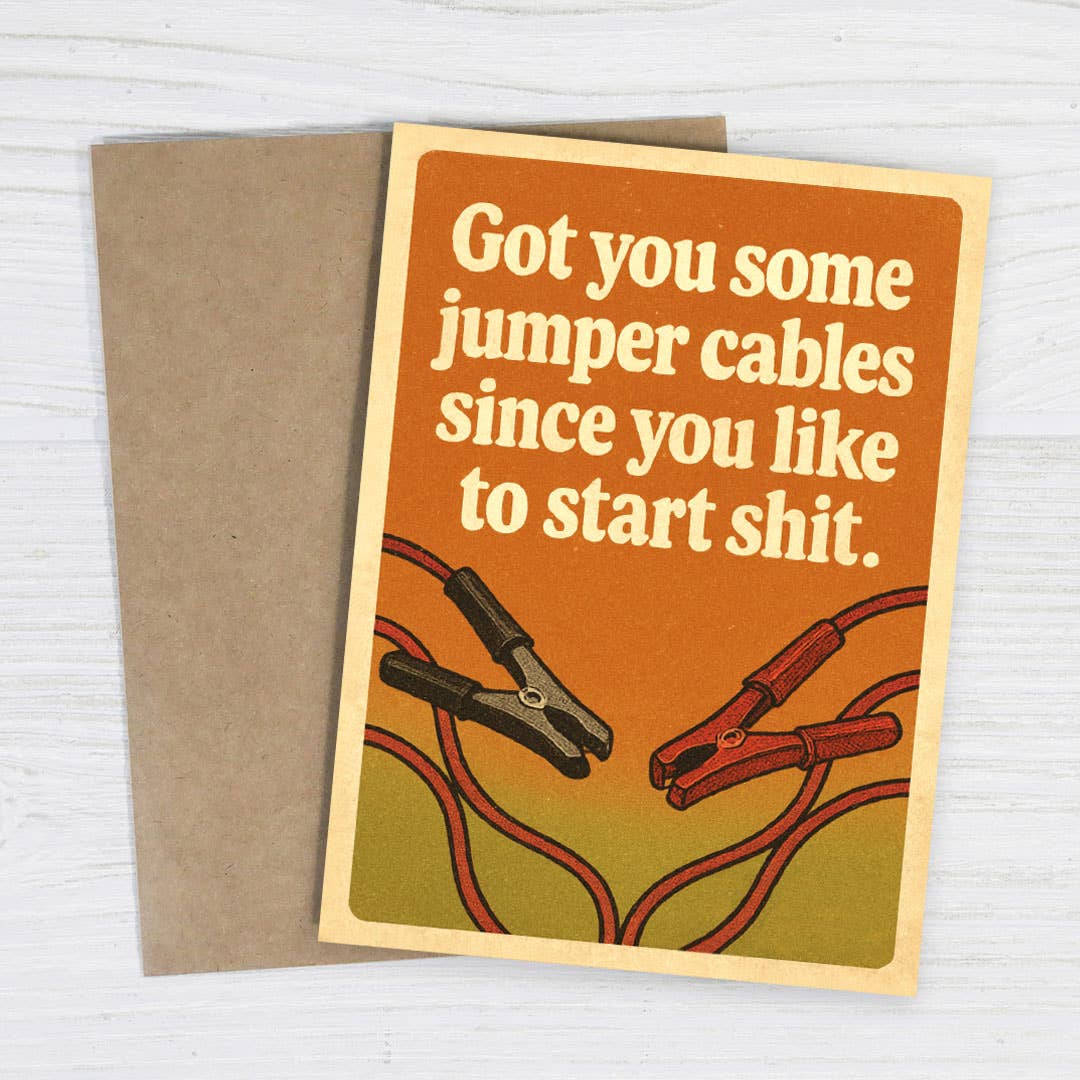 Jumper Cables Card