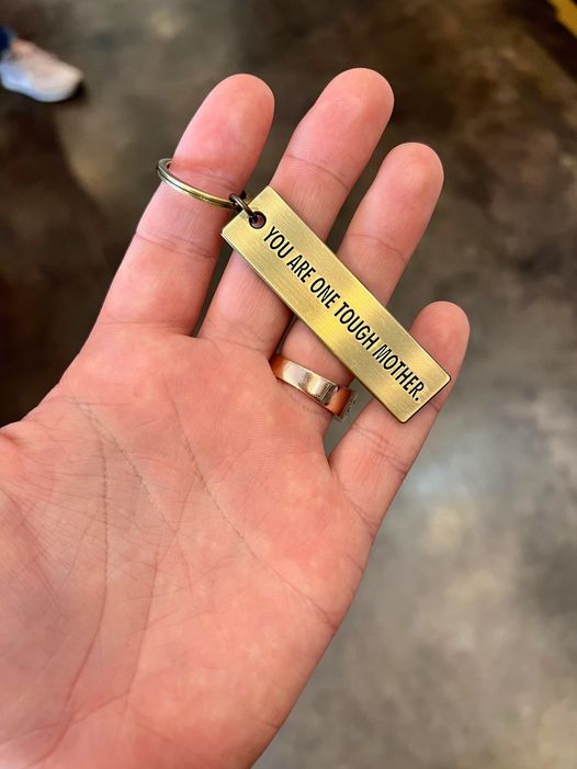 Tough Mother Key Tag
