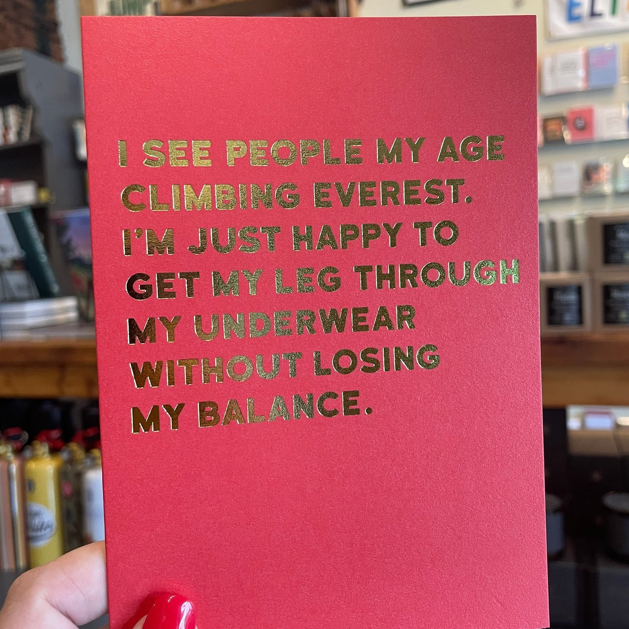 Climbing Everest Card - Domestic Domestic