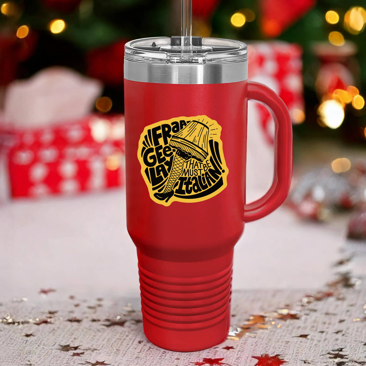 Christmas Lamp Sticker