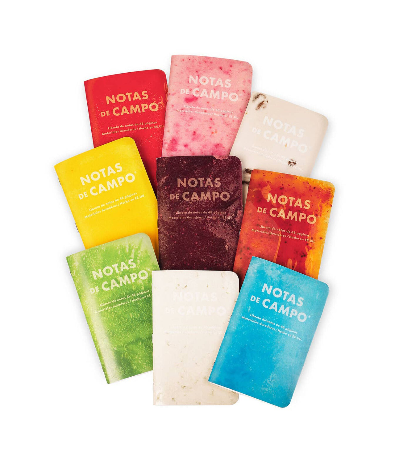 Paletas Memo Books | Blue, Red, White