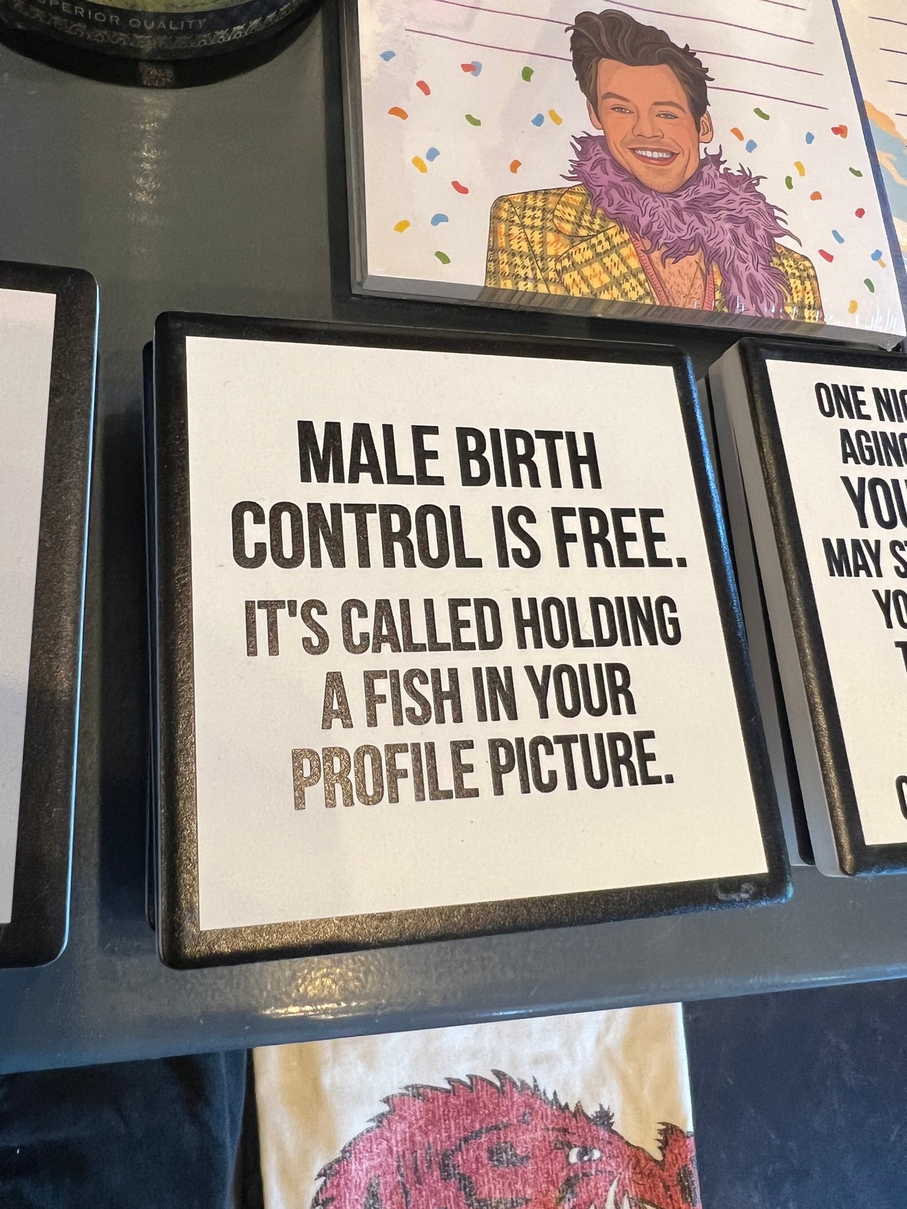 Male Birth Control Coaster