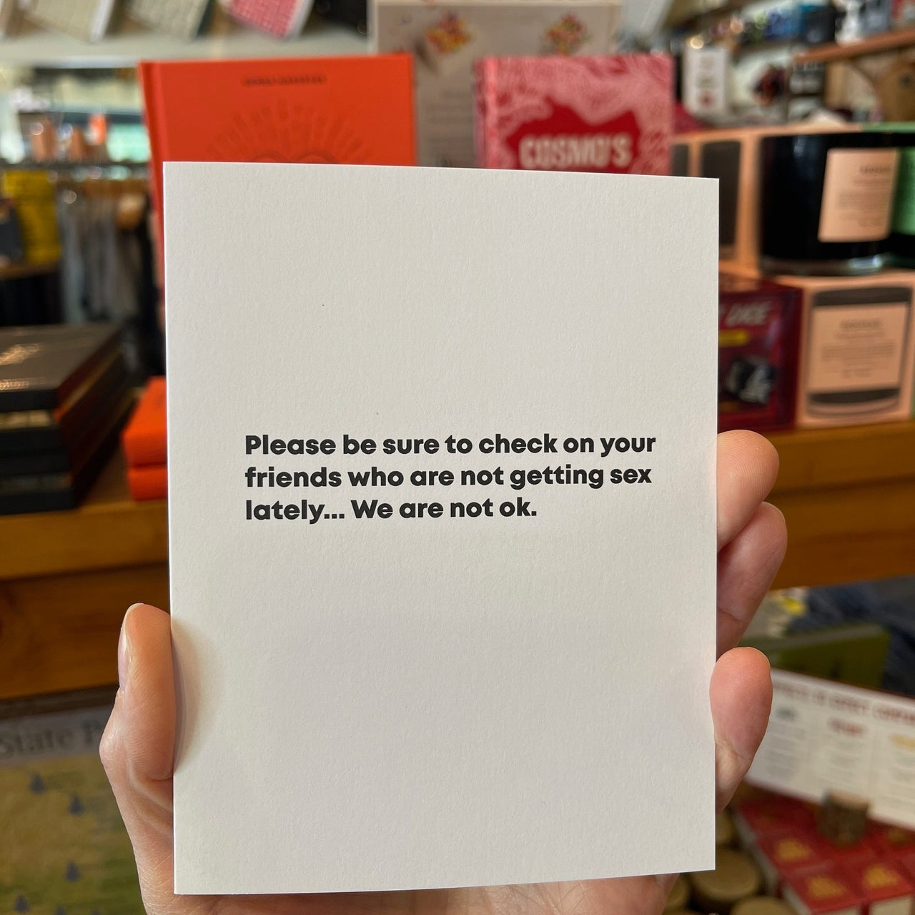 Check On Your Friends Card