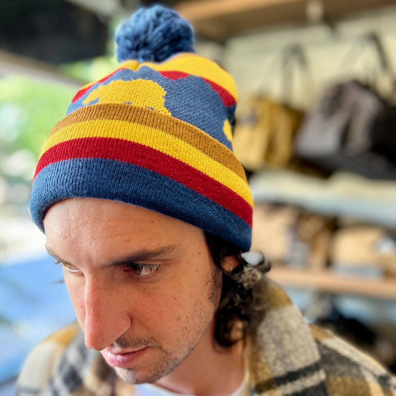 Retro Scene Beanie | Bear