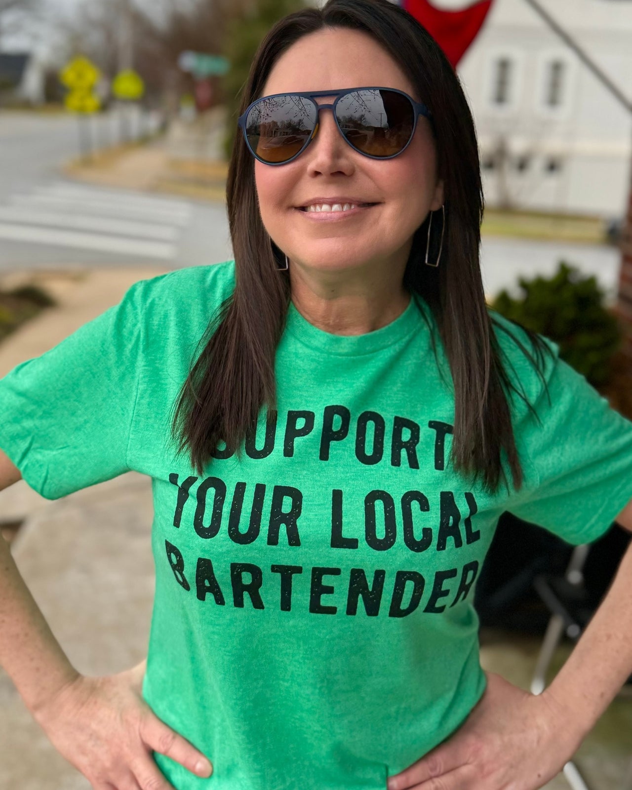 Support Your Local Bartender Tee | Heather Kelly