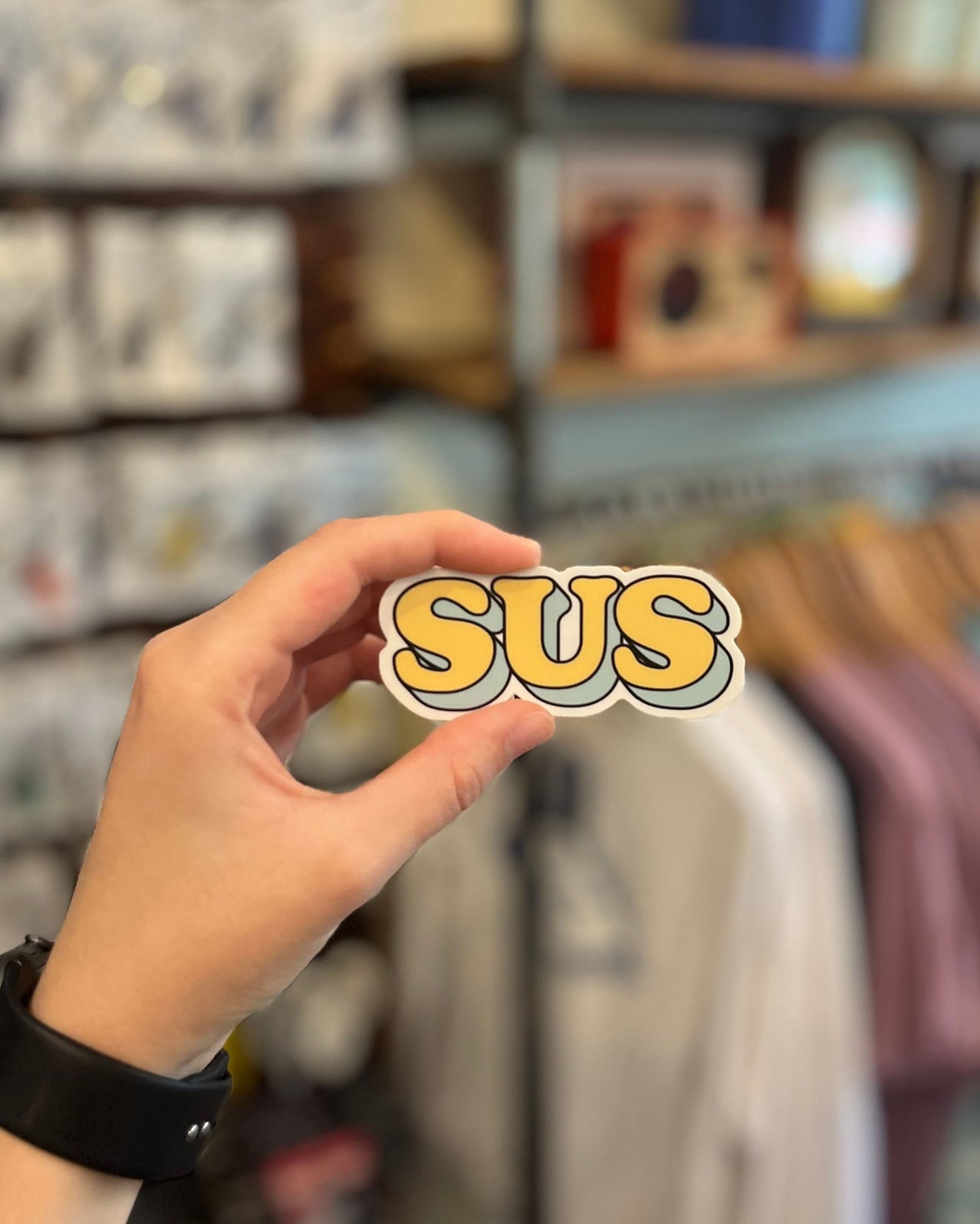 Sus Yellow Sticker