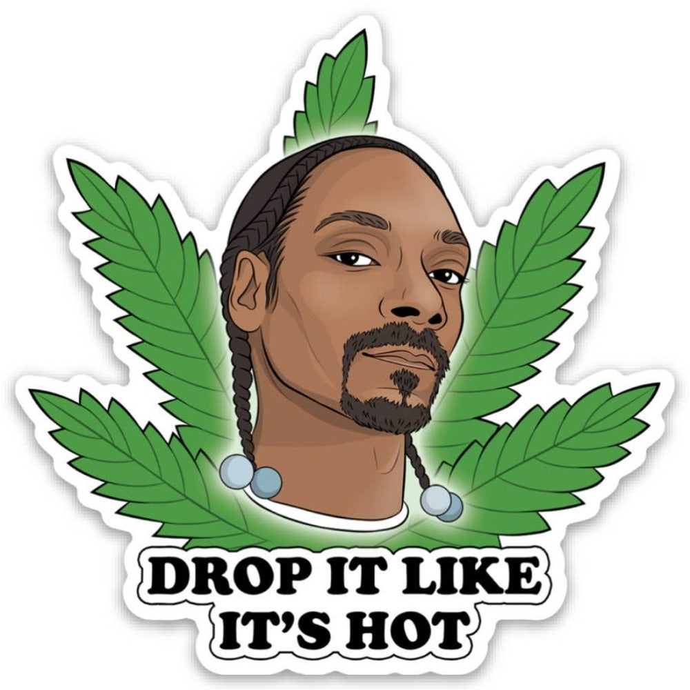 Snoop Pot Leaf Sticker