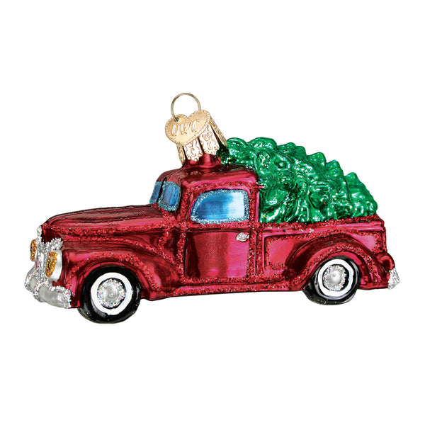 Old Truck with Tree Ornament