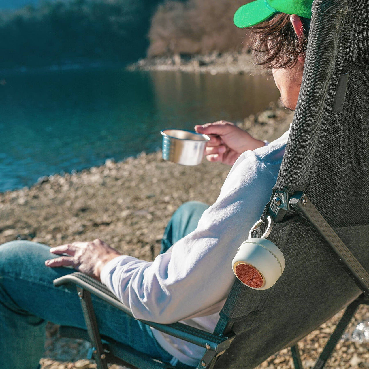 Cool & Carry Rechargeable Pocket Fan | Off-White
