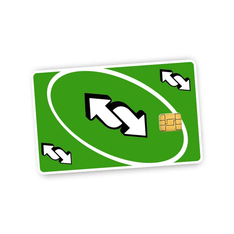 Reverse Credit Card Skin | Green