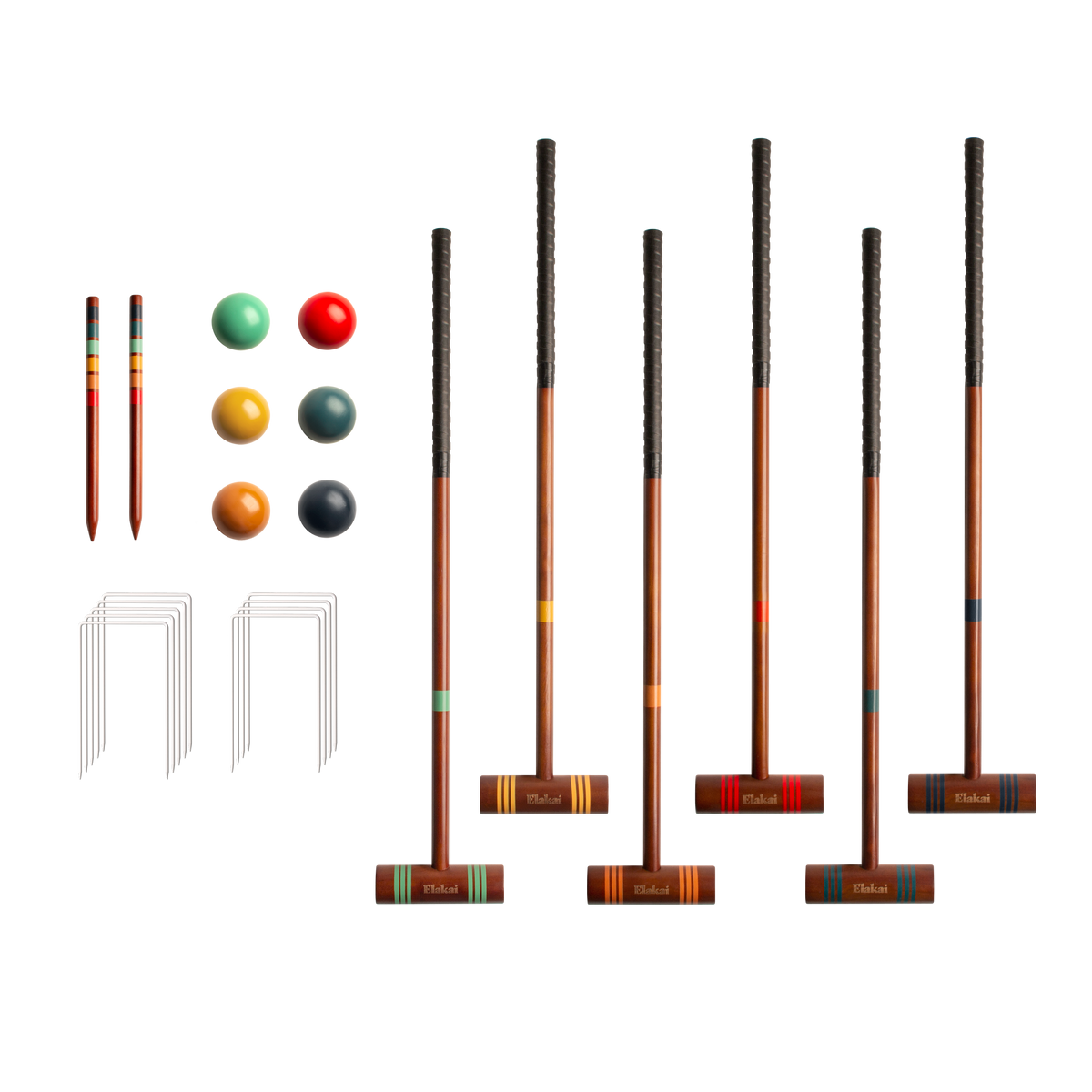 Hevea Rover Six Player Travel Croquet Set