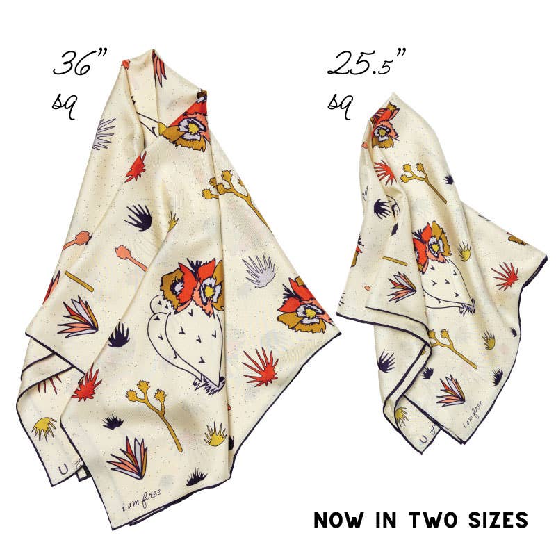 "Word Jumble" Silk Scarf