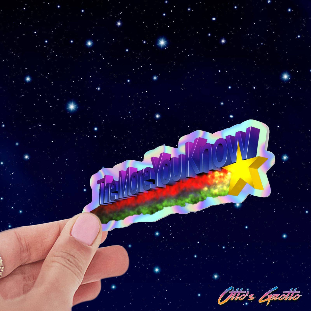 The More You Know Sticker