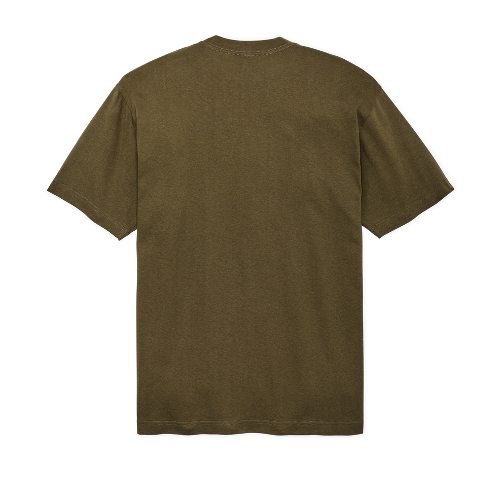 S/S Frontier Solid One Pocket T-Shirt | Dark Olive