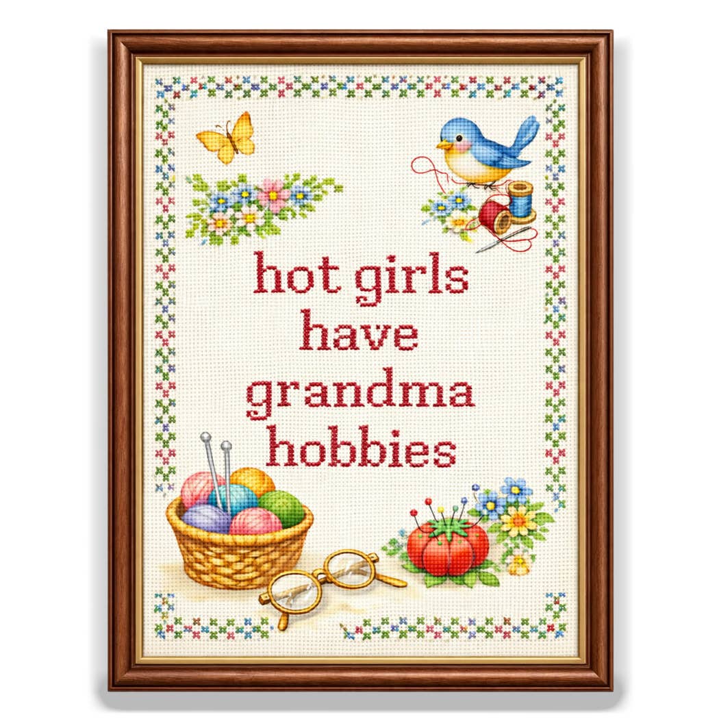 Grandma Hobbies Sticker