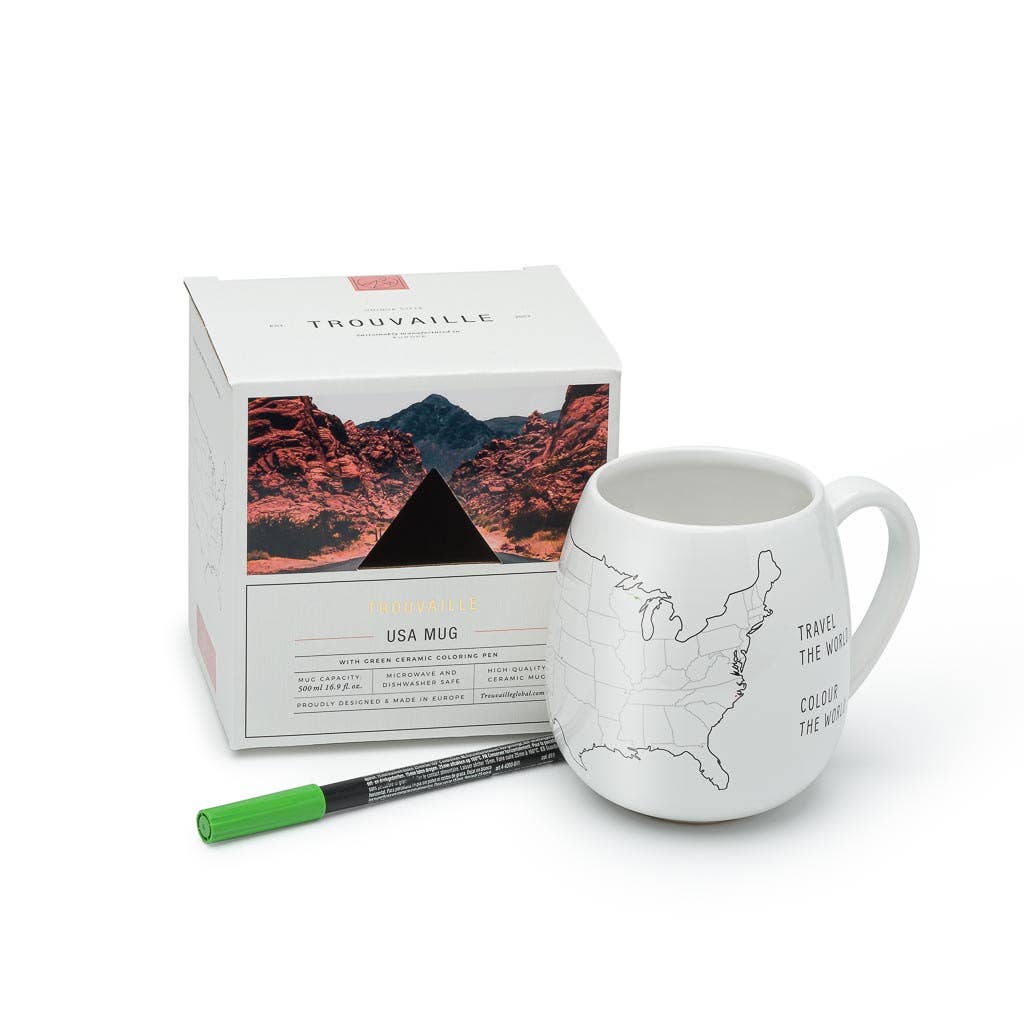 USA Map Mug