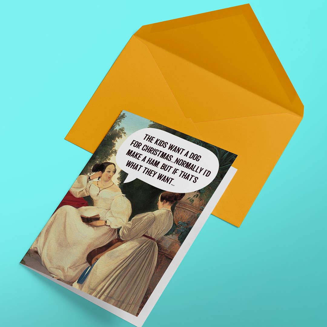 Kids Want a Dog Card