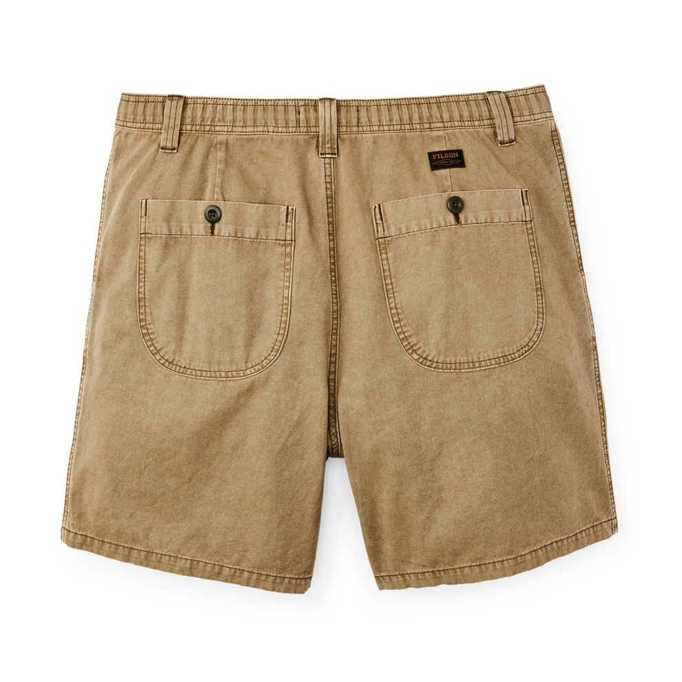 Oakville Canvas Shorts | Slate Olive