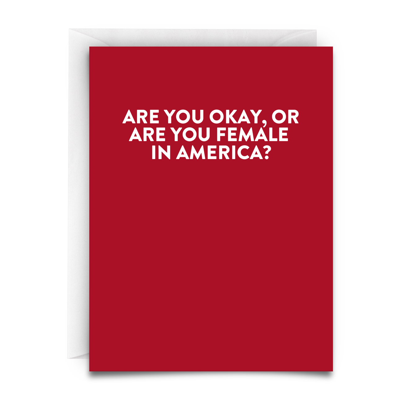 Female In America Card