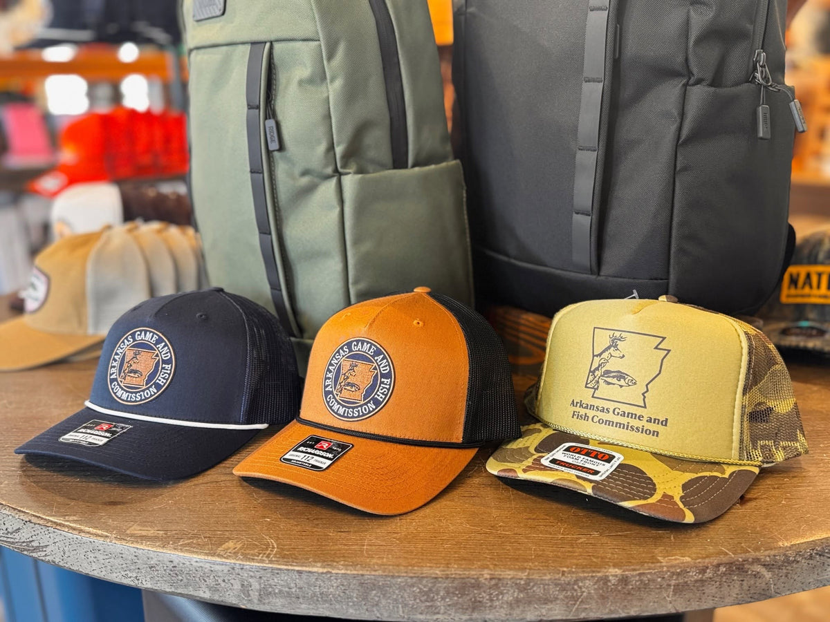 AR Game and Fish Trucker Hat | Navy & White