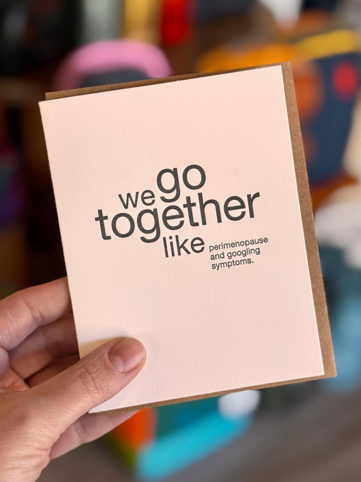 Perimenopause & Googling Card