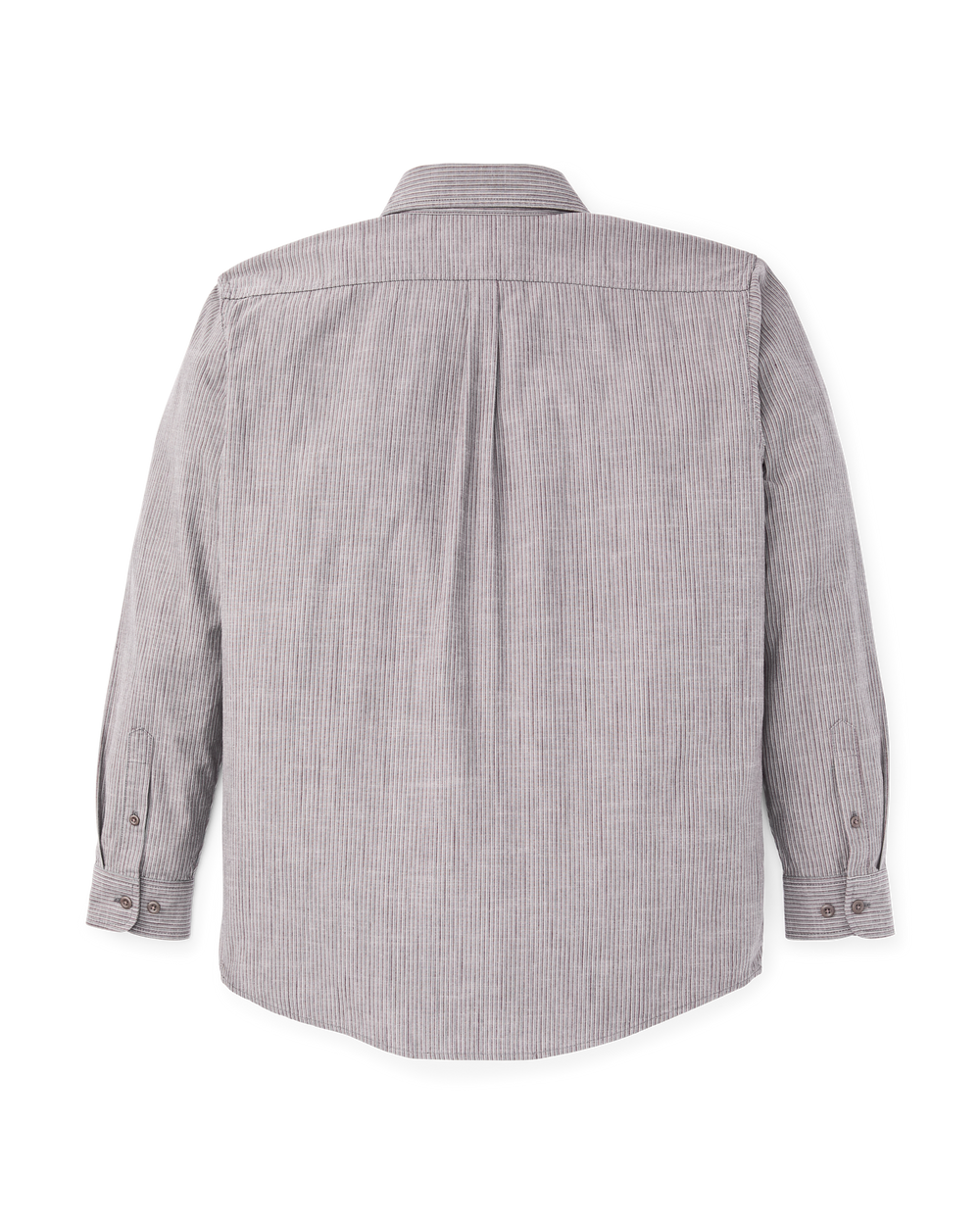 Chambray Button-down Shirt | Vintage Gray Stripe
