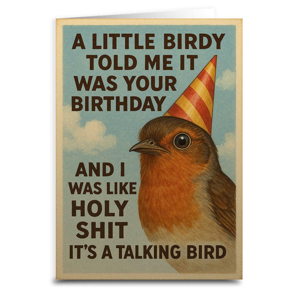 A Little Birdy Card