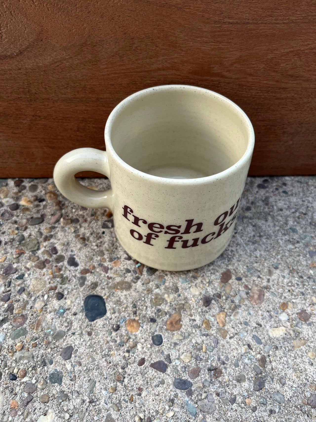 Fresh Out of Fucks Mug