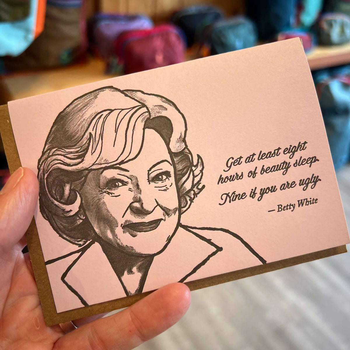Beauty Sleep Card