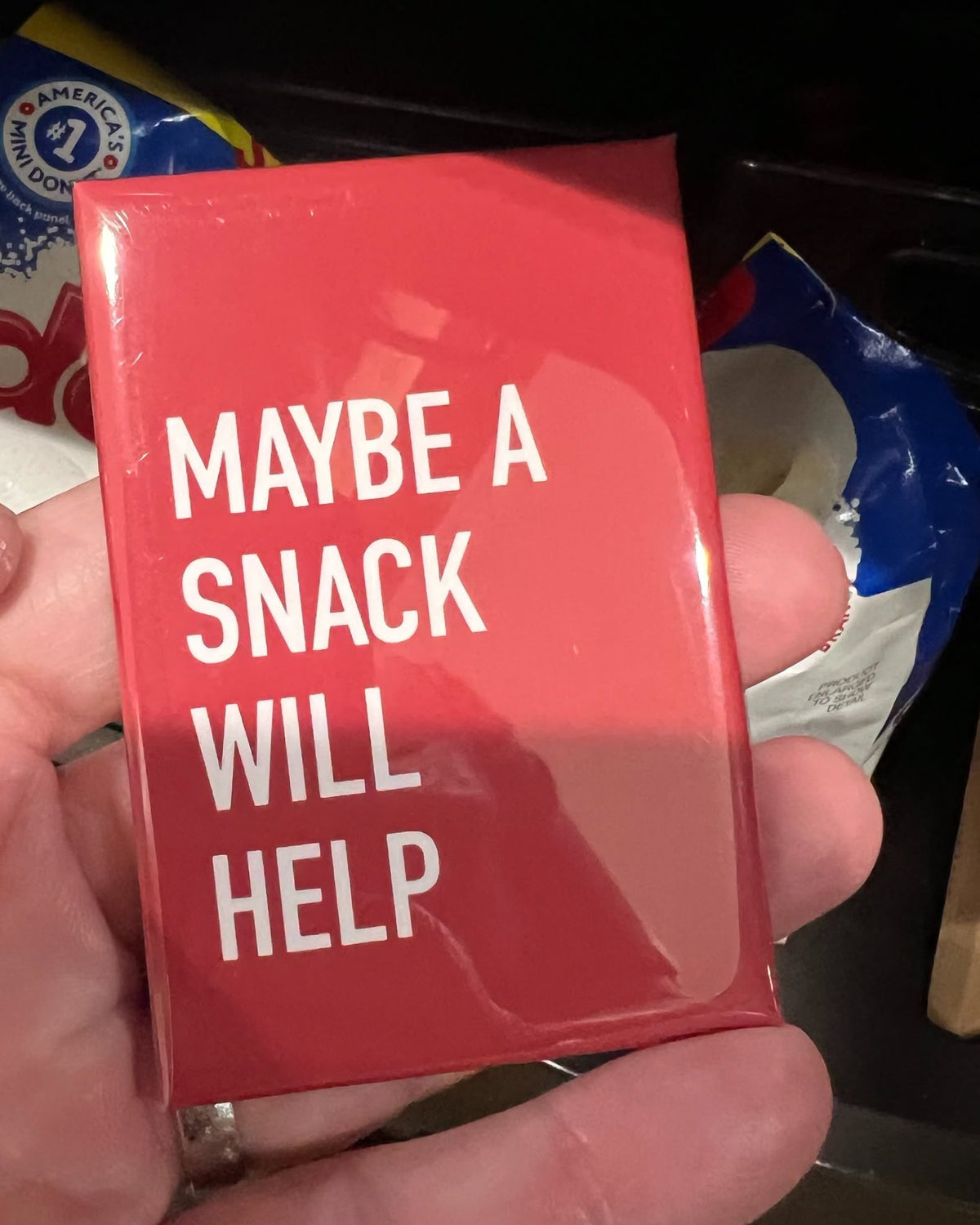 Maybe a Snack Will Help Magnet