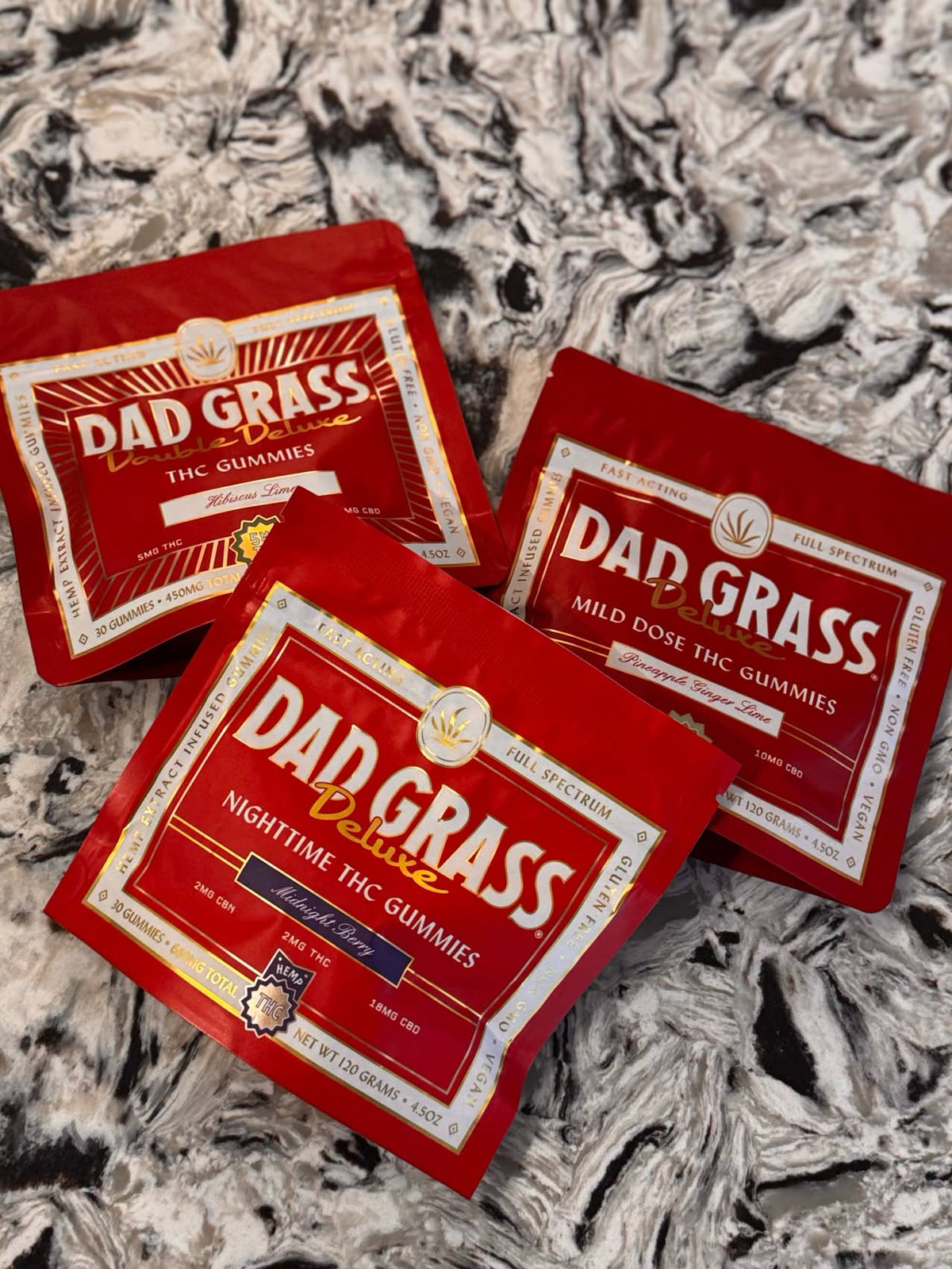 Dad Grass Deluxe Gummies | Pineapple Ginger Lime