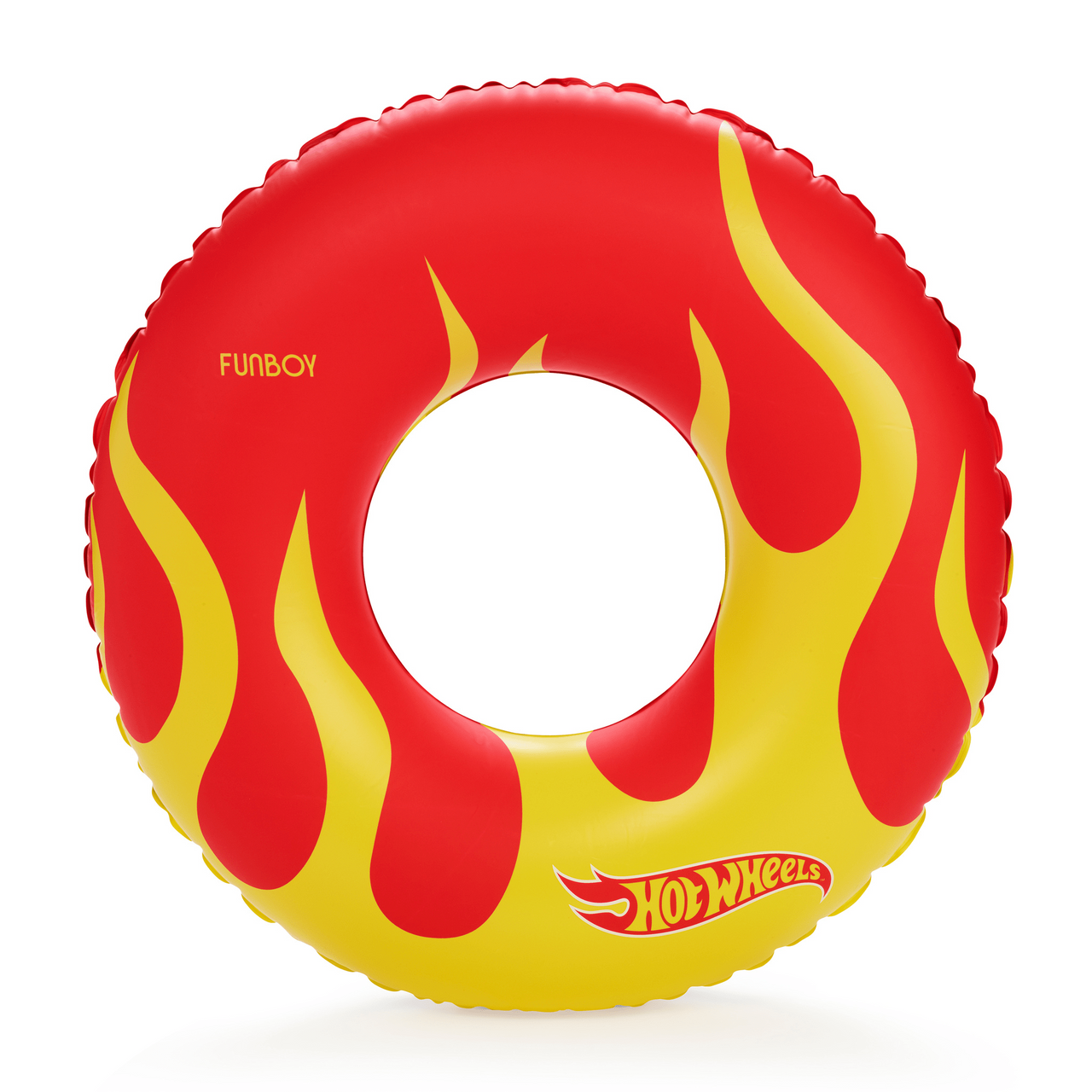 FUNBOY x Hot Wheels Kids Checkered Flame Tube Float
