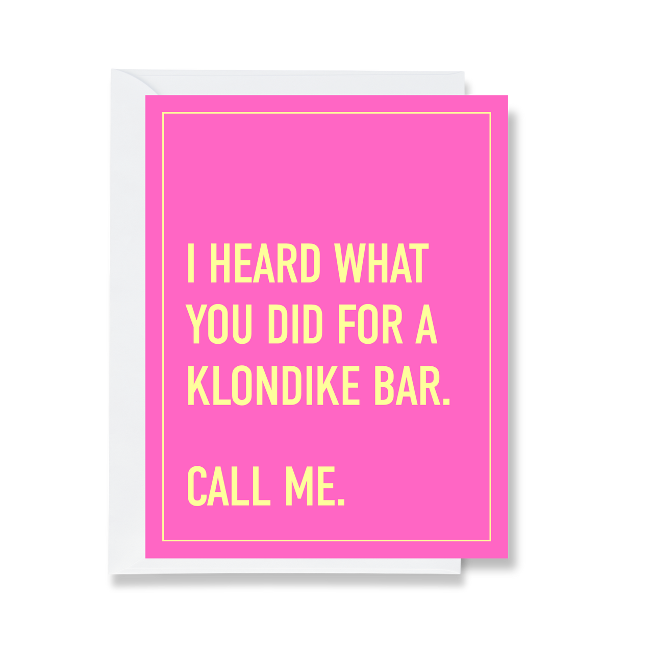 Klondike Bar Greeting Card