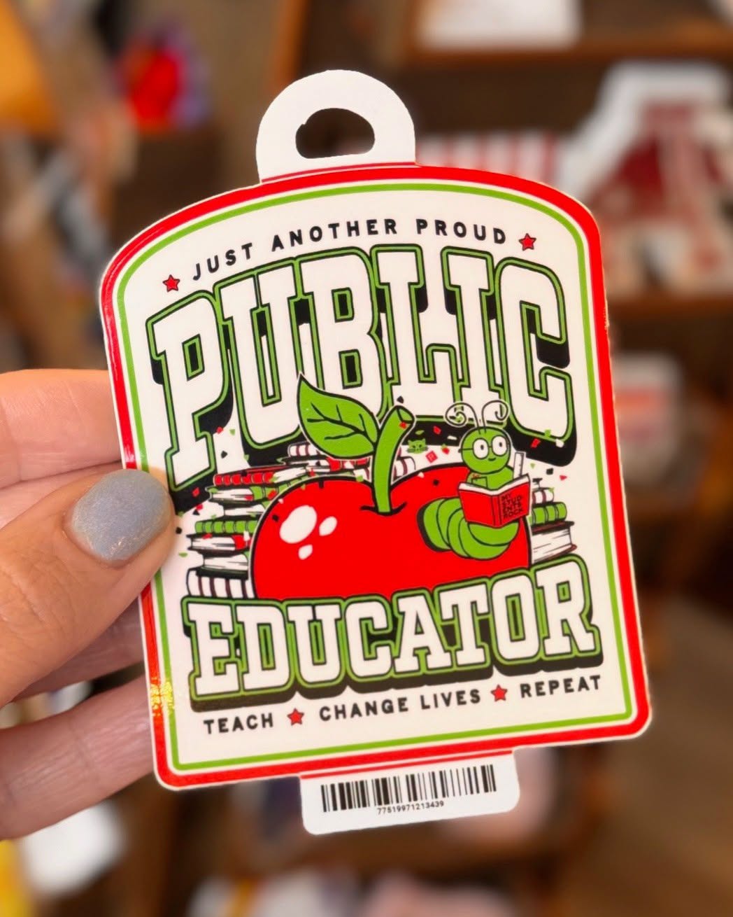 Public Educator Max Collegiate Sticker