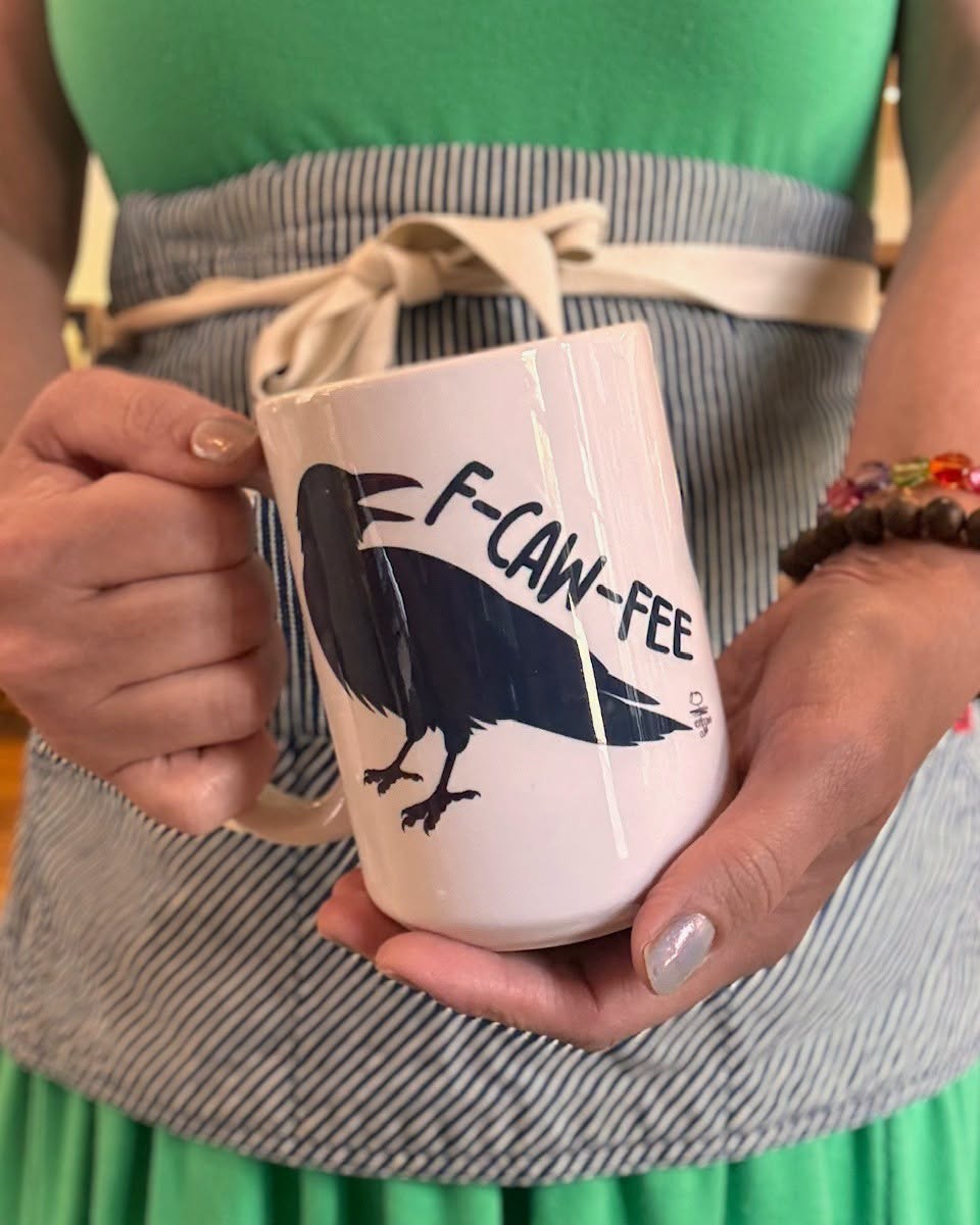 F-Caw-Fee 15oz Ceramic Coffee Mug