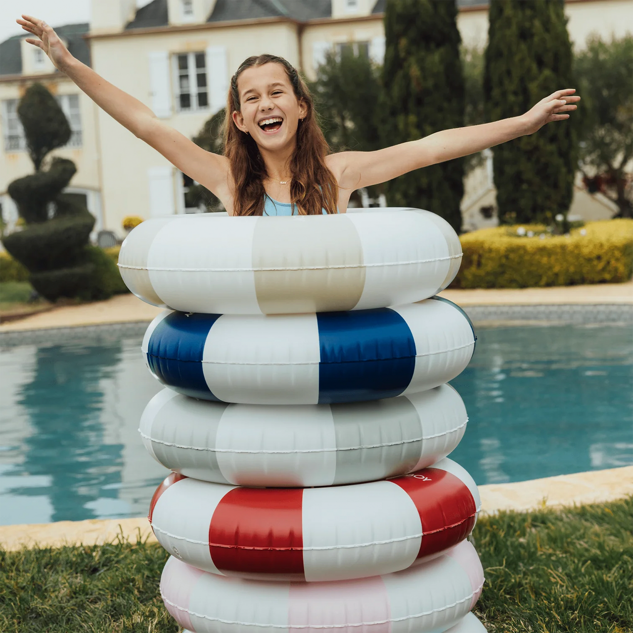 Kids Vintage Tube Float | Navy