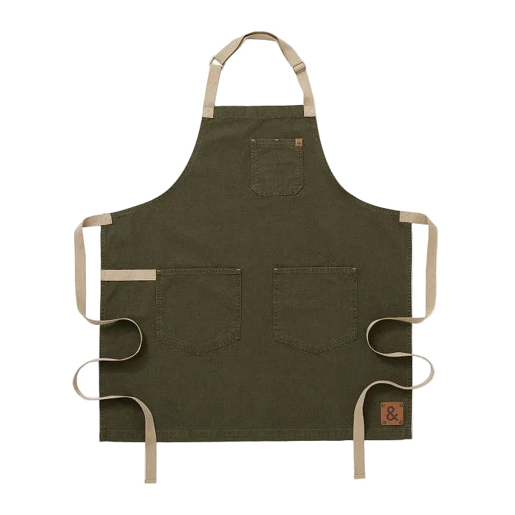 The Vintage Washed Essential Apron | Mosswood
