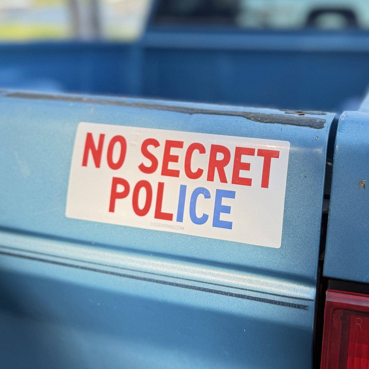 No Secret Police Sticker