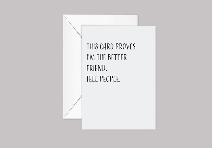 Better Friend Card