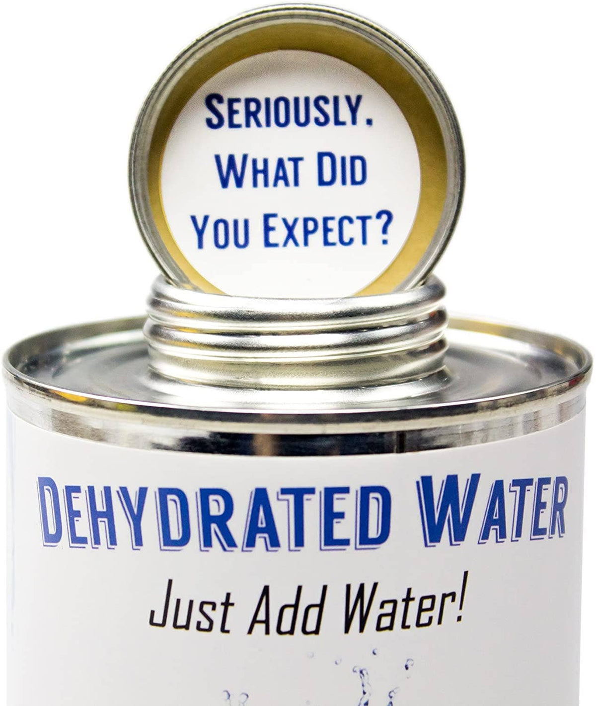 Dehydrated Water Can