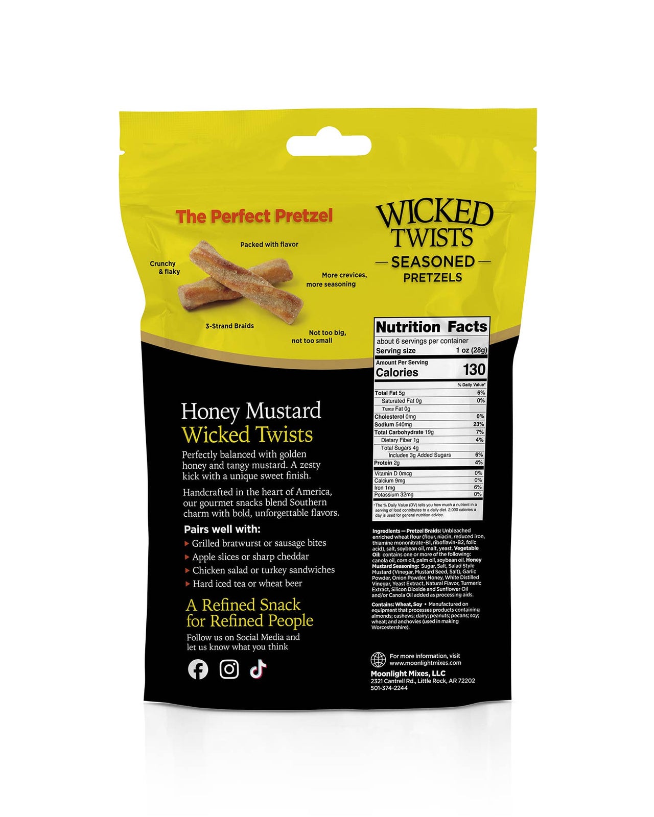 Wicked Twist Honey Mustard Pretzels