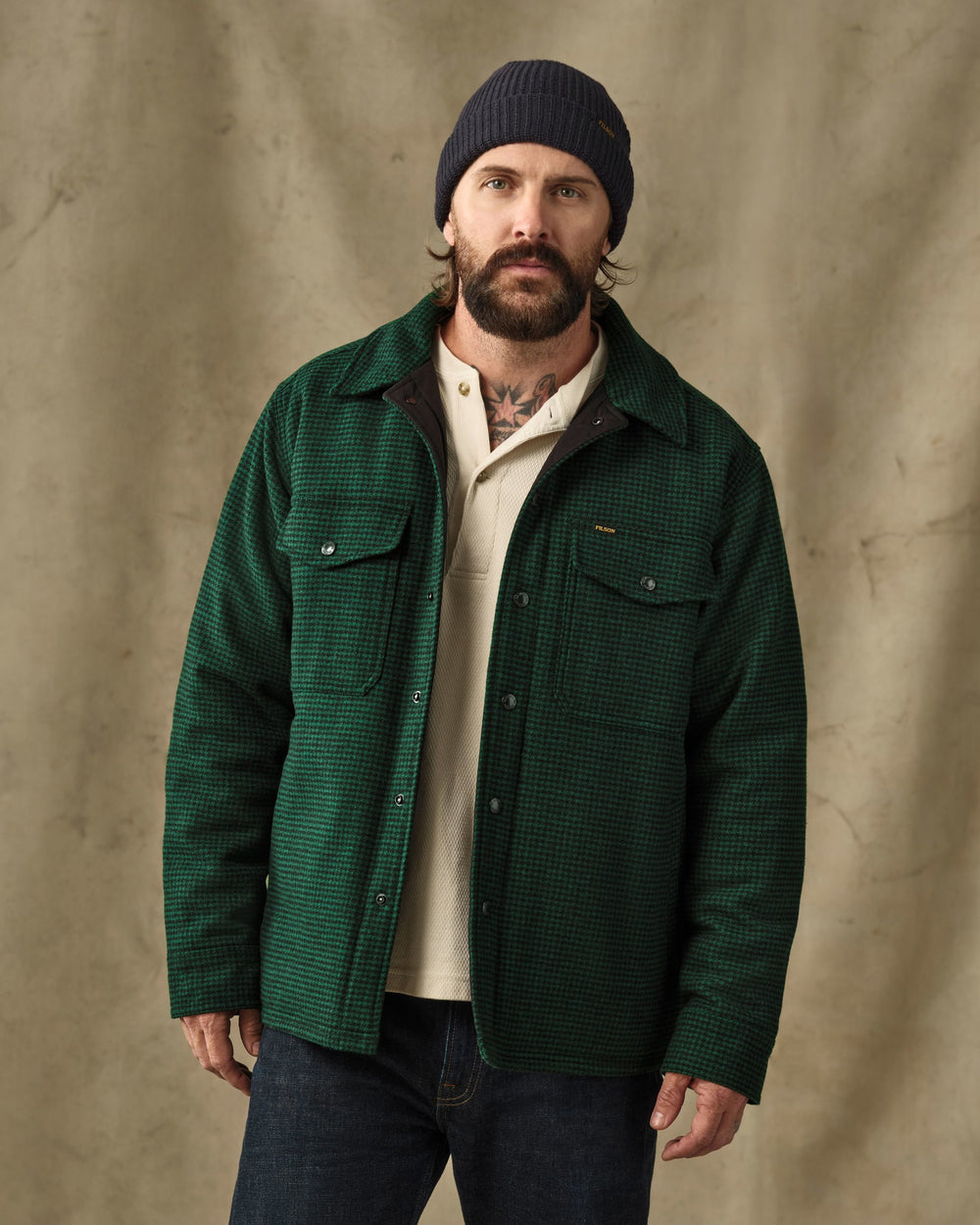 Spokane Insulated Jac-Shirt | Green & Black Plaid