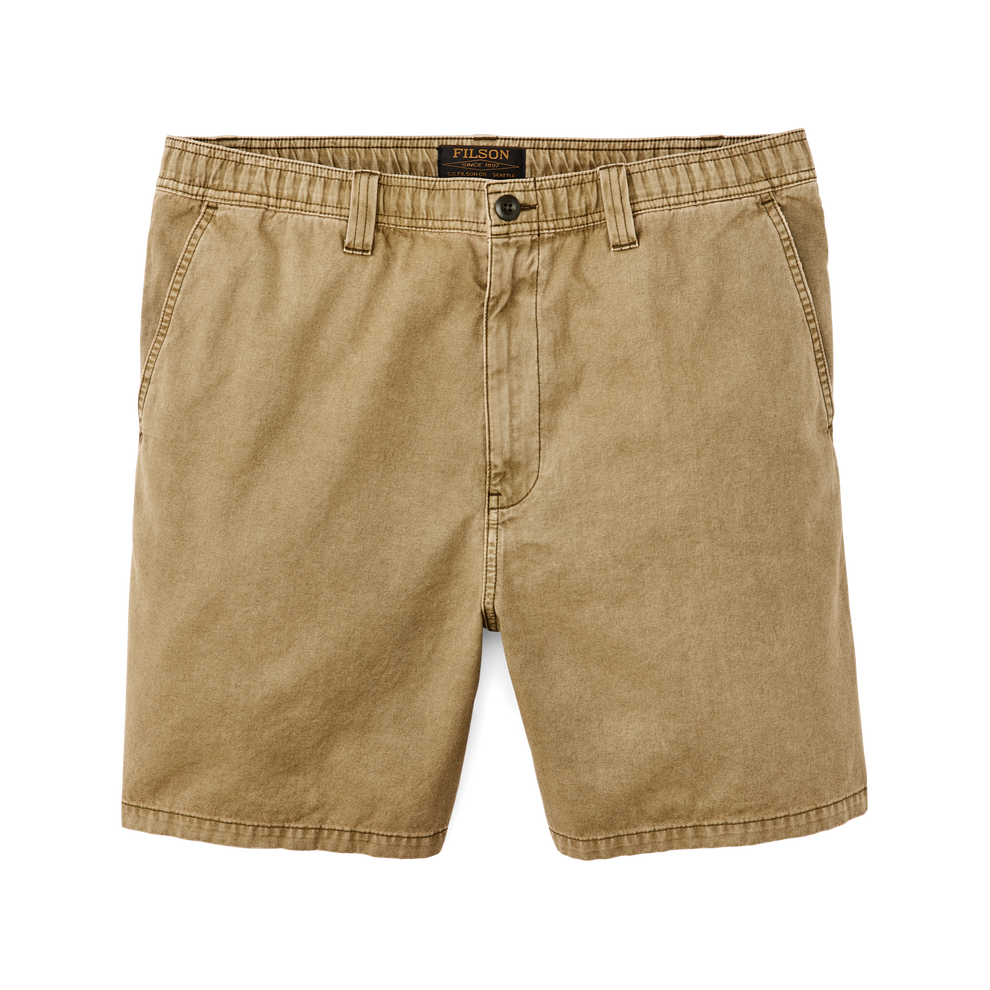Oakville Canvas Shorts | Slate Olive