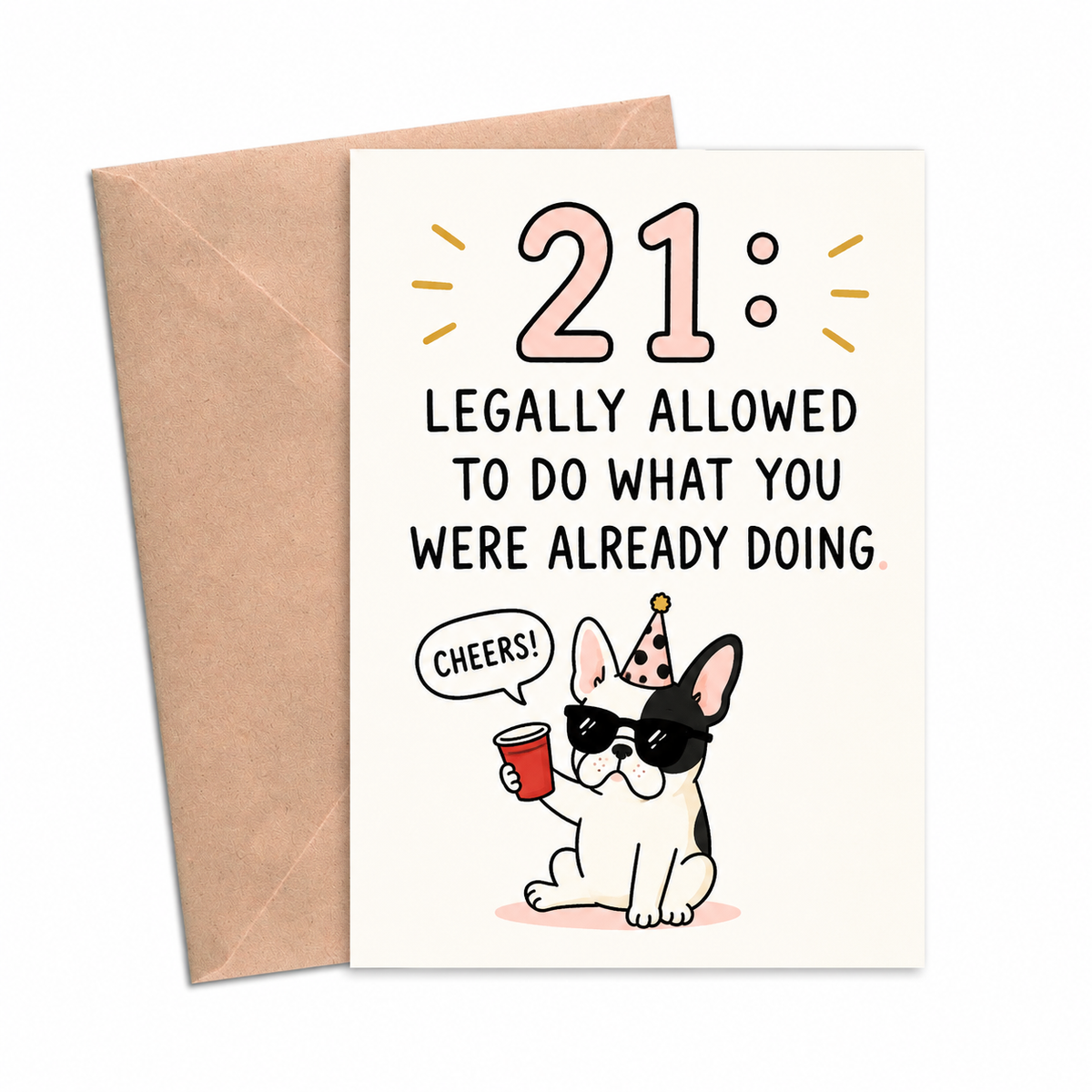 21st Birthday Card